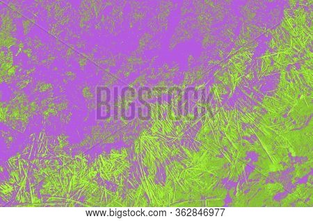 Abstract Acid Green And Purple Background For Design.