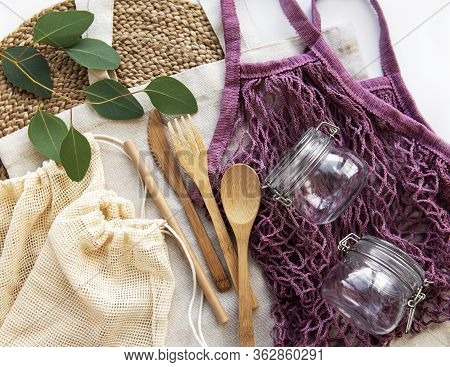 Mesh Bag, Cotton Bags And Glass Jars