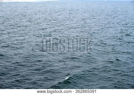 The Surface Of The Water In The Pacific Ocean. The Waves.
Background For Web Design.
