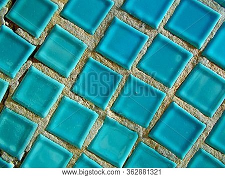 Decorative Ceramic Tiles On The Wall Of The Building
Background For Web Design.