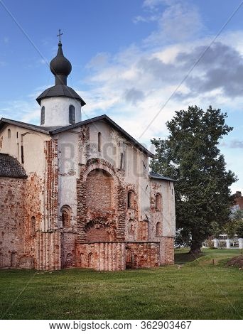 Church Of Paraskeva Fridays On The Bargain Of Veliky Novgorod