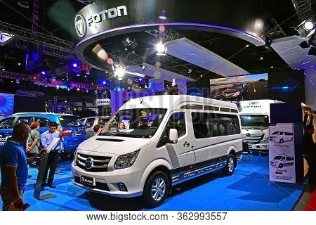 Pasay, Ph - April 7 - Foton Toano Van At Manila International Auto Show On April 7, 2018 In Pasay, P