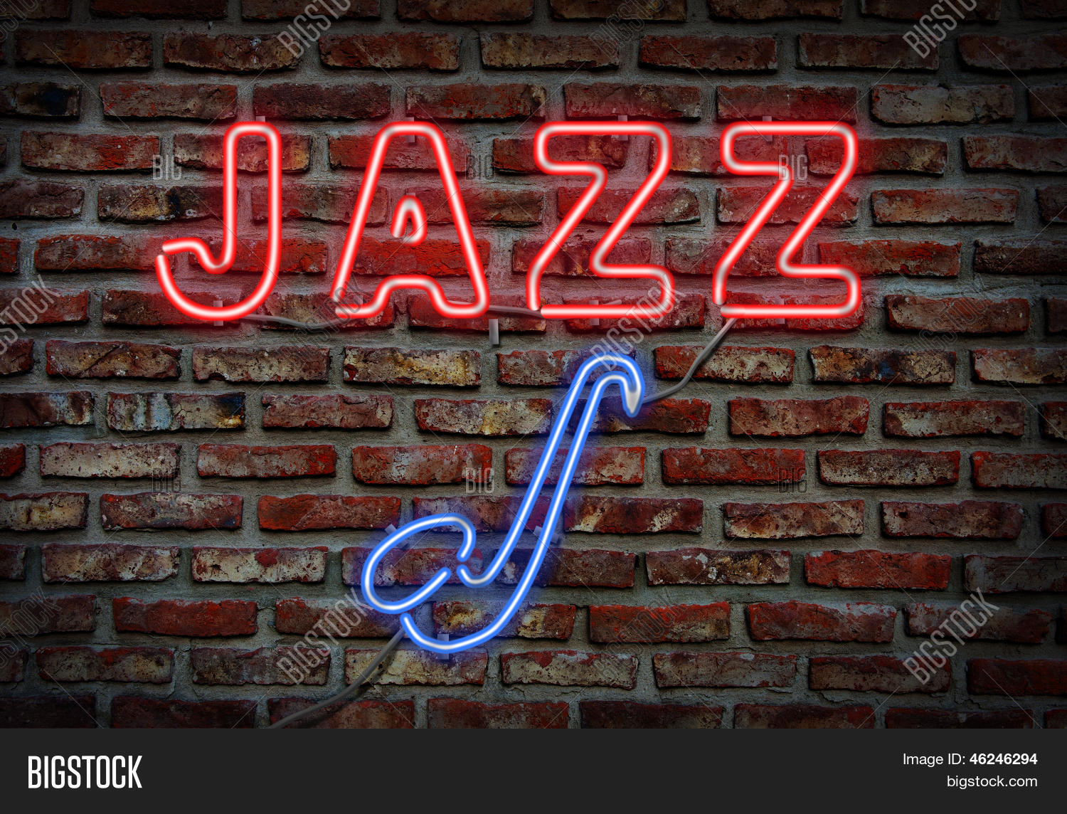 Jazz Neon Sign Image & Photo (Free Trial) | Bigstock