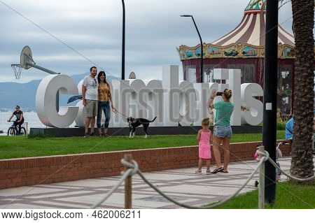 Cambrils, Spain : 2022 September 10 : Panorama At The End Of Summer In The Tourist City Of Cambrils 