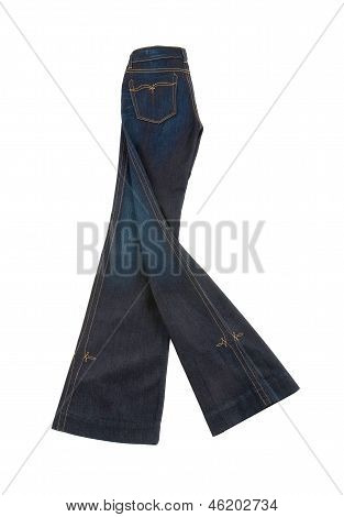 Prydplante falsede blussede Blue Jeans
