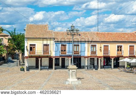 Main Square In The Town Of Navalcarnero, Community Of Madrid, Spain