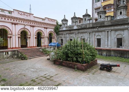 Howrah, West Bengal, India - 26th October 2020 : View Of Shib Mandir, Temple For Worshipping Lord Sh