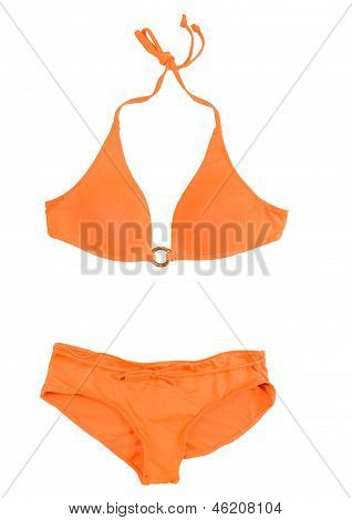 Bikini Halter arancione