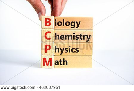 Bcpm Biology Chemistry Physics Math Symbol. Concept Words Bcpm Biology Chemistry Physics Math On Blo