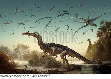 Ancient Dinosaurs, Pterosaurs, Ichthyosaurs, Ancient Crocodiles And So On