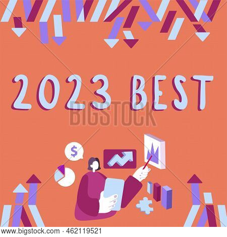 Conceptual Caption 2023 Best. Word Written On Highest Quality Done In All Fields Preparing For The N