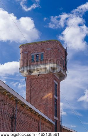Enschede, Netherlands - April 30, 2022: Modern Architecture In Roombeek. The District Is Best Known 