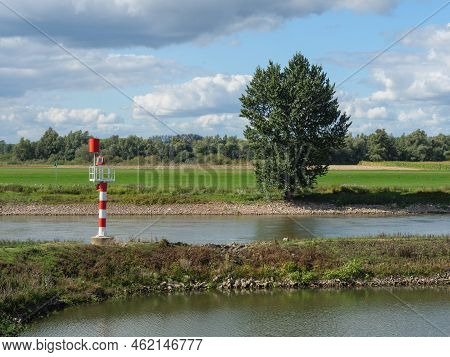 the city of Doesburg at the ijssel river