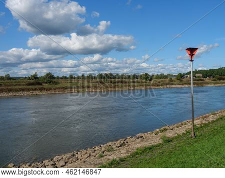 the city of Doesburg at the ijssel river