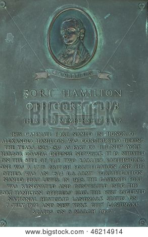 Fort Hamilton Officers Club op US Army base in Brooklyn