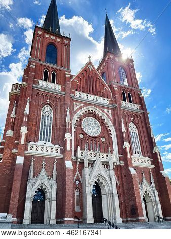 The Archcathedral Basilica Of The Holy Family Is A Neo-gothic, Three-nave Church Of The Roman Cathol