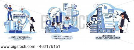 Help In Professional Development. Qualified Employee Training Program. Learning For Software Develop