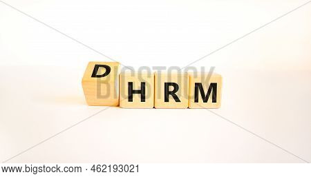 Dhrm, Domestic Human Resource Management Hrm Symbol. Words Dhrm, Domestic Human Resource Management 