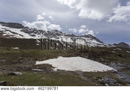 A Mountain Landscape Near Bormio