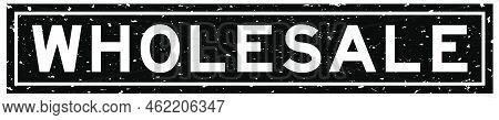 Grunge Black Wholesale Word Square Rubber Seal Stamp On White Background