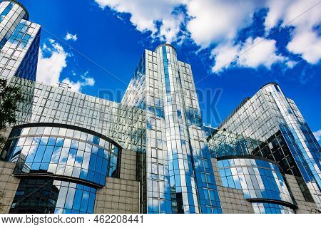The European Parliament Buildings In Brussels, Belgium