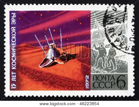 Postage Stamp Russia 1972 Lunokhod On Moon