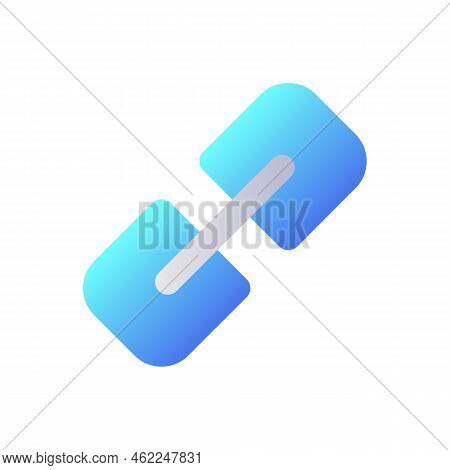 Hyperlink Pixel Perfect Flat Gradient Two-color Ui Icon. Website Reference. Redirect Link. Online Ch