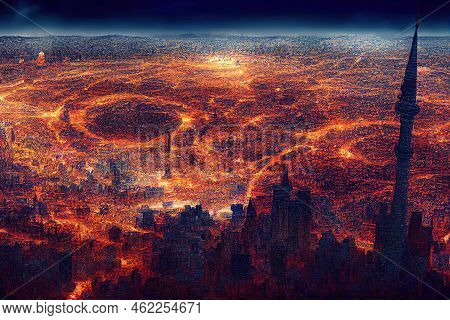 2d Drawing Ankara Capital City Of Turkey , Anime Style U1 1