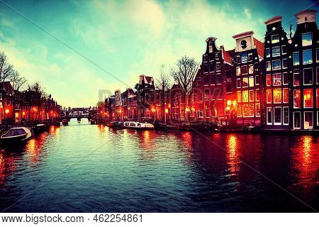 Anime Canals Of Amsterdam Amsterdam Is The Capital And Most Populous City Of The Netherlands , Anime