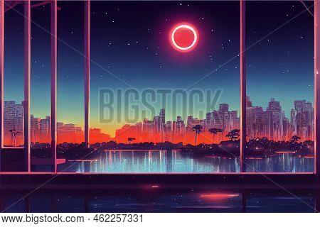 Anime Style, Night Scene Of Manila Bay , Anime Style U1 1