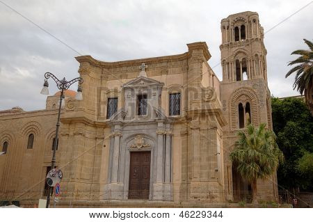 Kerk La Martorana. Palermo, Sicilië, Italië