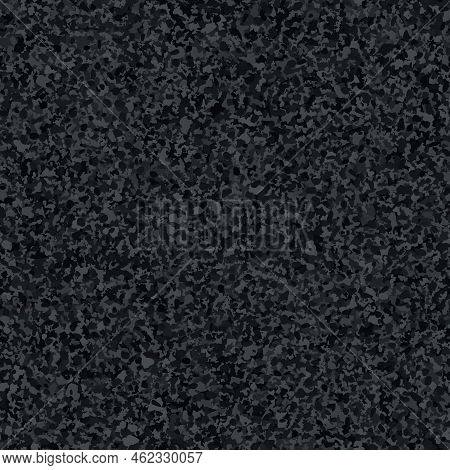 Black Textured Asphalt Seamless Texture Top View