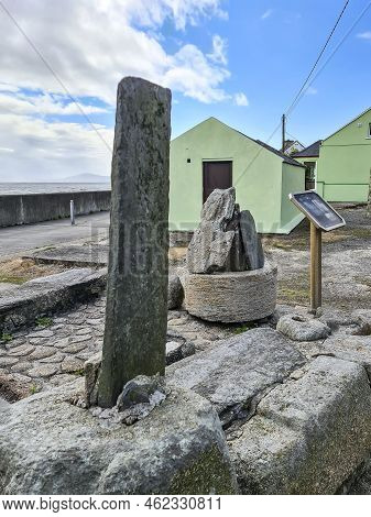 Stones Next To The Round Tower On Tory Island, County Donegal, Ireland