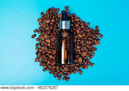 Essential Oil With Coffee Beans. Essentialoil For Men
