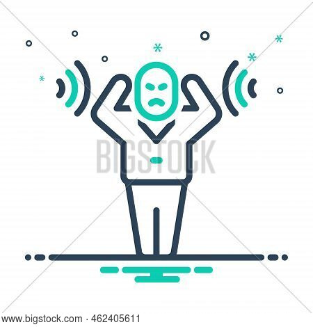Mix Icon For Disturbed Noise Pollution Noisy Sound Disturbance Ordinance Audible Hear Irritated