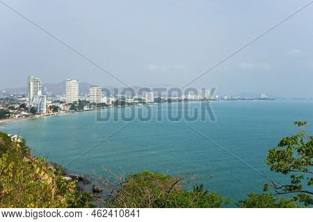 View Of Hua Hin, A Beach Resort Town In The Northern Part Of The Malay Peninsula In Thailand