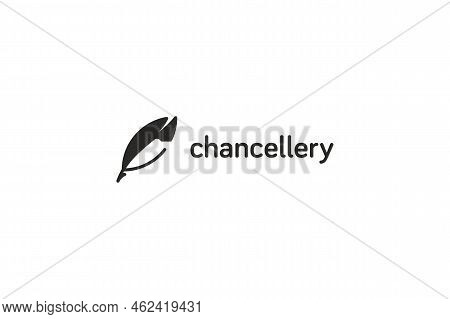 Template Vector Logo Design Solution For Chancellery