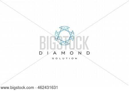 Abstract Diamond Template Vector Logo Design Solution