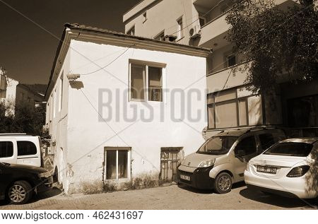 Akyaka - slow city in Turkey.August 1,2021. Mugla,Turkey