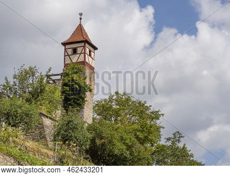 Small Tower In Bad Wimpfen, A Historic Spa Town In The District Of Heilbronn In The Baden-wuerttembe