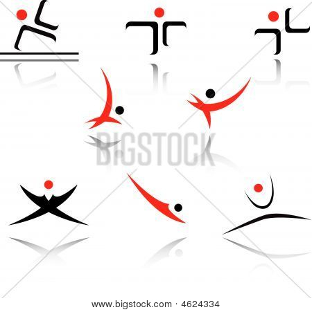 Satz von Sport-Symbole