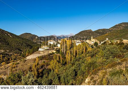 Binies Is A Beautiful Village Aragonese Pyrenees That Is At The Entrance Of The Valley Of Anso. It I