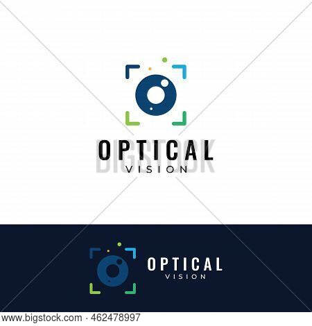 Modern Colorful Abstract Logo Vision, Digital Vision, Optical Vision, Technology Vision, Planetary V