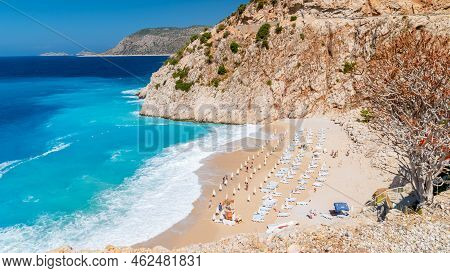 Kaputas Beach Lycia Coast Turkey Kaputas Beach, Mediterranean Sea, Kas, Turkey