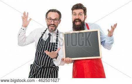 Culinary Expert. Catering Business. Welcome On Board. Cafe And Restaurant Opening. Bearded Men With 
