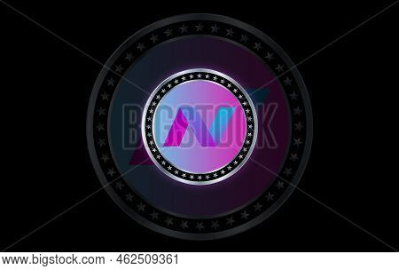 Images Of Nav Coin Virtual Currency. 3d Illustrations