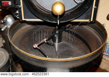 Impressions From An Old Coffee Roasting Plant. Details Of The Coffee Production.
