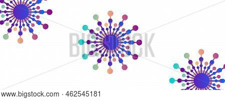 Coronavirus Symbol Background Design. Coronavirus 2019-ncov. Corona Virus Icon Isolated