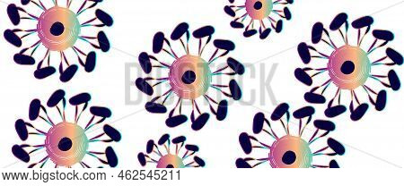 Coronavirus Symbol Background Design. Coronavirus 2019-ncov. Corona Virus Icon Isolated