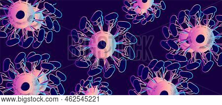 Coronavirus Symbol Background Design. Coronavirus 2019-ncov. Corona Virus Icon Isolated